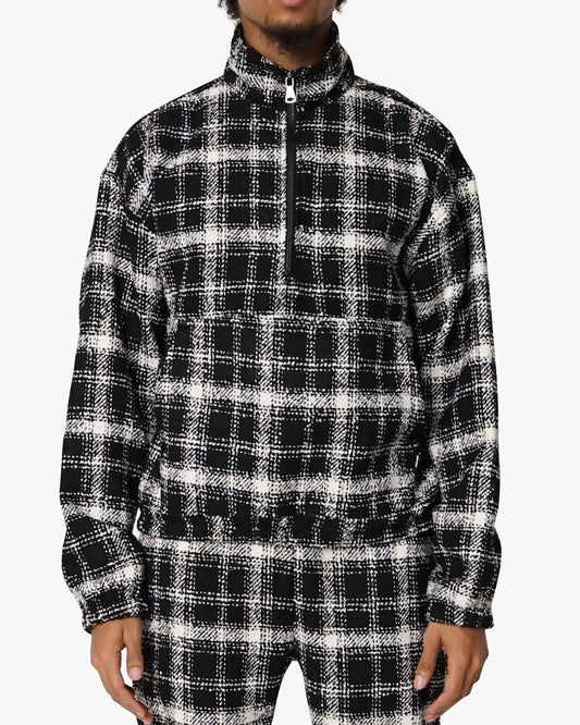 BAITE FLANNEL HALF-ZIP PULLOVER