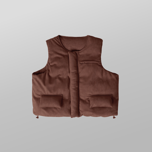 BAITE SUEDE BUBBLE VEST